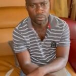 Mr Sampson Geoffrey, husband of woman and child killed by Naval officer in Anambra