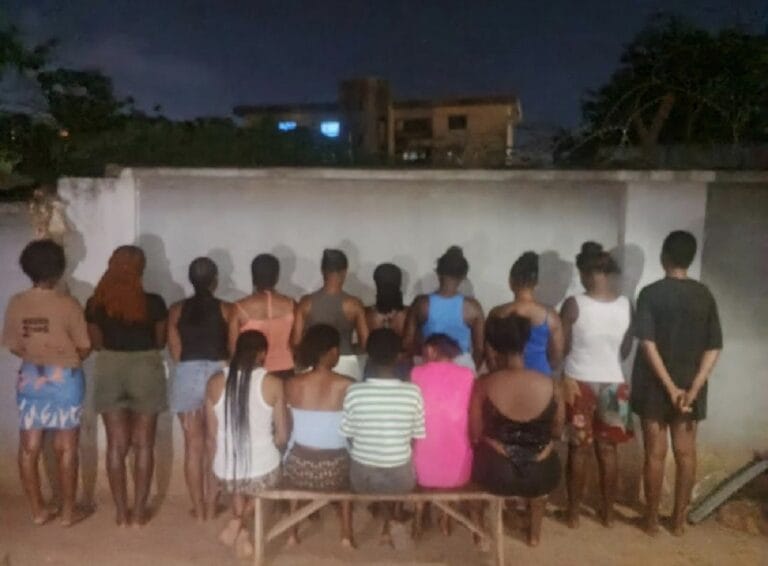 Police Dismantle S*x Trafficking Ring In Ondo – Rescue 15 Young Women