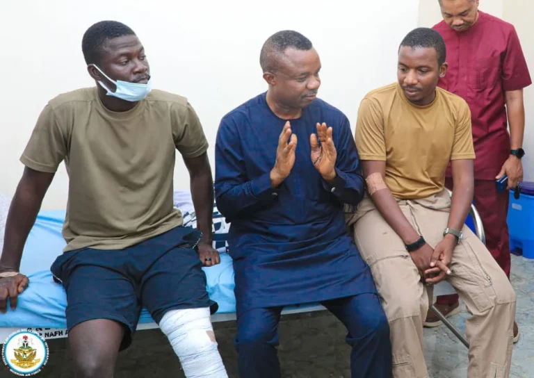 Air chief visits pilots who survived Niger crash