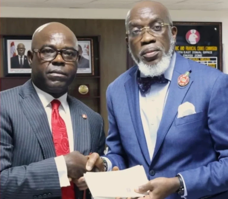 EFCC hands Enugu N1.2bn recovered from Sujimoto over failed smart schools project