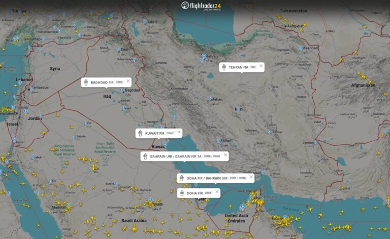 UAE closes airspace, Qatar Airways suspends flights as Iran attacks US bases across Middle East