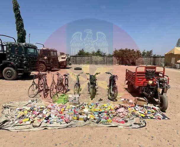 Eight terrorists killed, two arrested as troops foil attacks on military bases