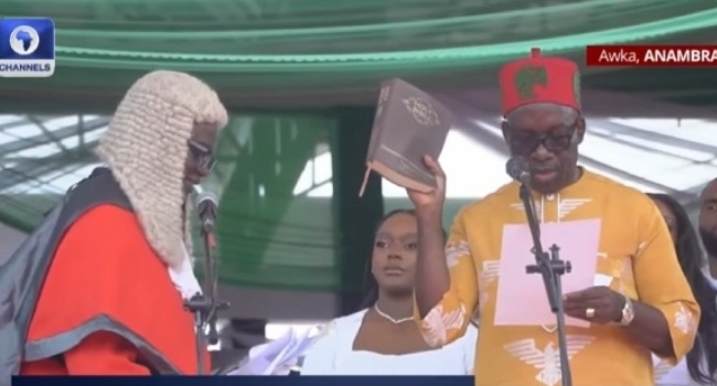 Soludo is sworn in for second term