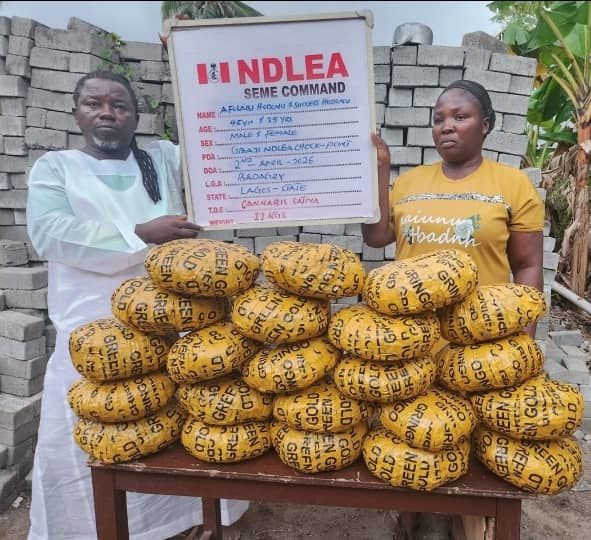 NDLEA arrests pastor, wife with drugs hidden in vehicle