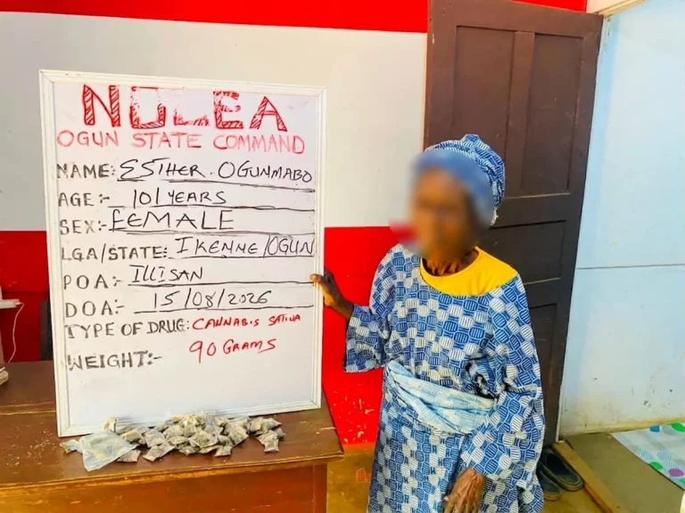 101-year-old great-grandma arrested for selling drugs in sachets